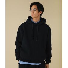 日本製「尾州」コットンキルトプルオーバーパーカー