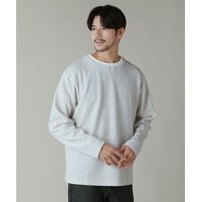 カノコWF フェイクレイヤード長袖スキッパープルオーバー