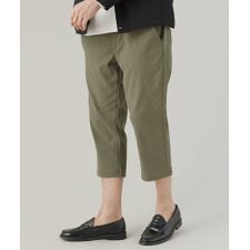 【接触冷感/吸水速乾/ストレッチ】カルゼレギンスクロップドパンツ