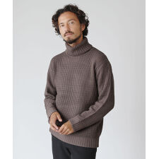 リルヴェンダース(LIL VENDARS)のアンチピリングアクリルワッフル編みタートルネックニット