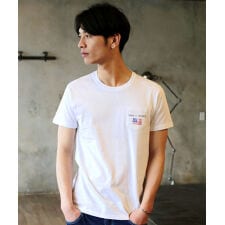 プリント Tシャツ 半袖 カットソー メッセージ / ボックスロゴ /ワンポイント / ポケット