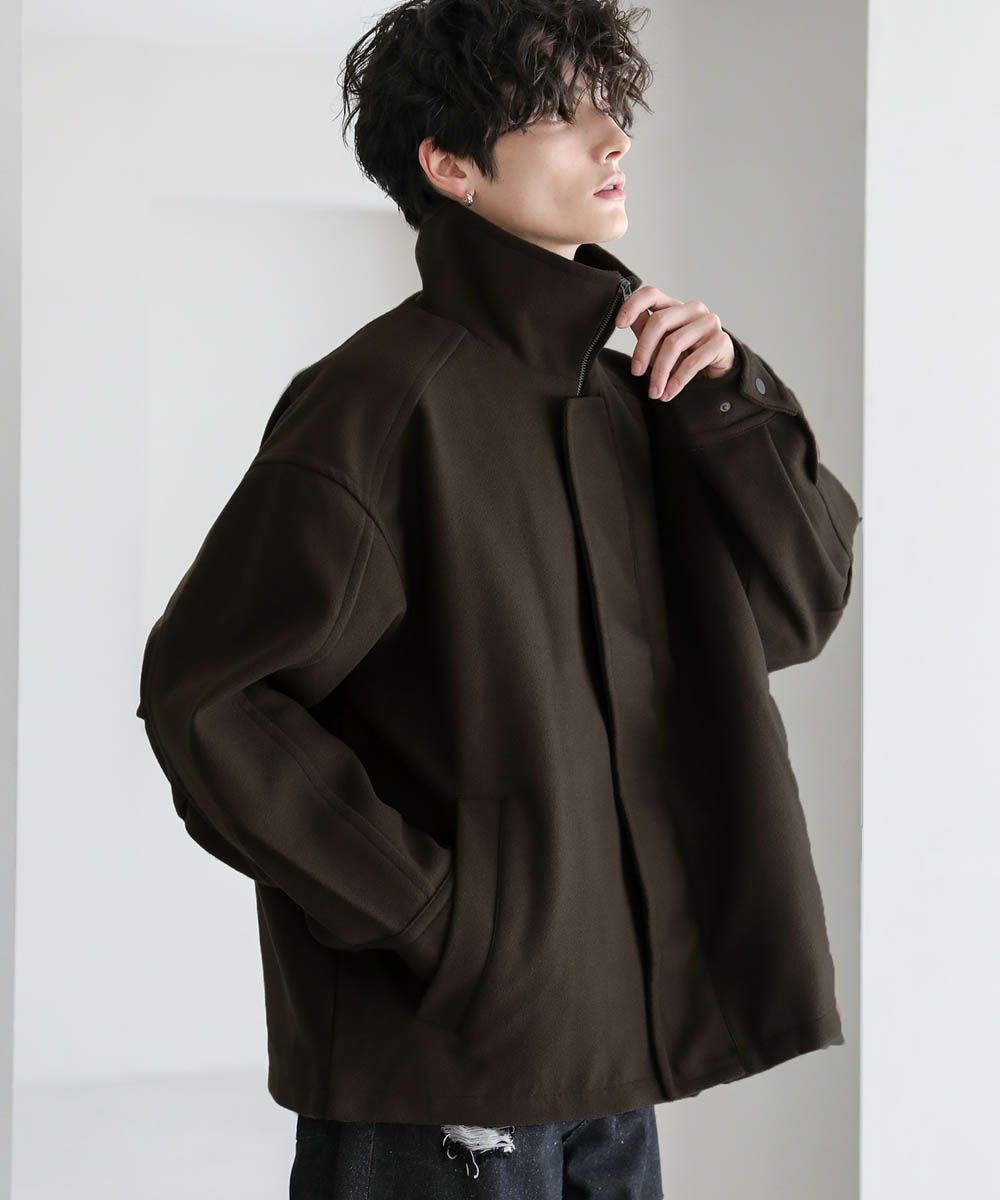 ヴィンテージ加工PUレザーA-2ショートブルゾン | アストロノミー