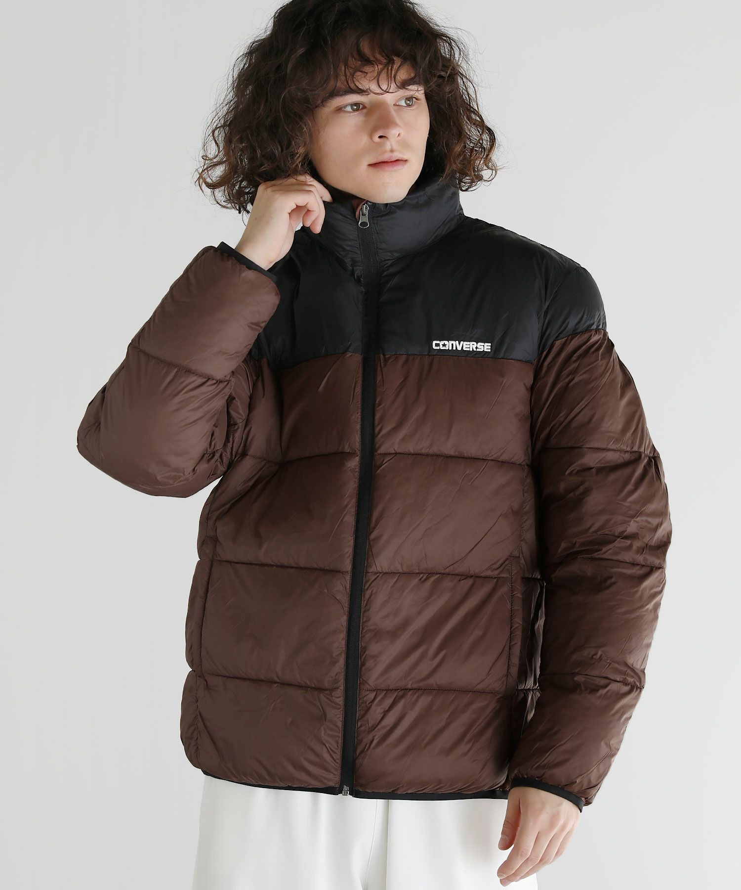 中綿ブルゾン】フーテッドシャイニーブルゾン | MKオム(MK homme