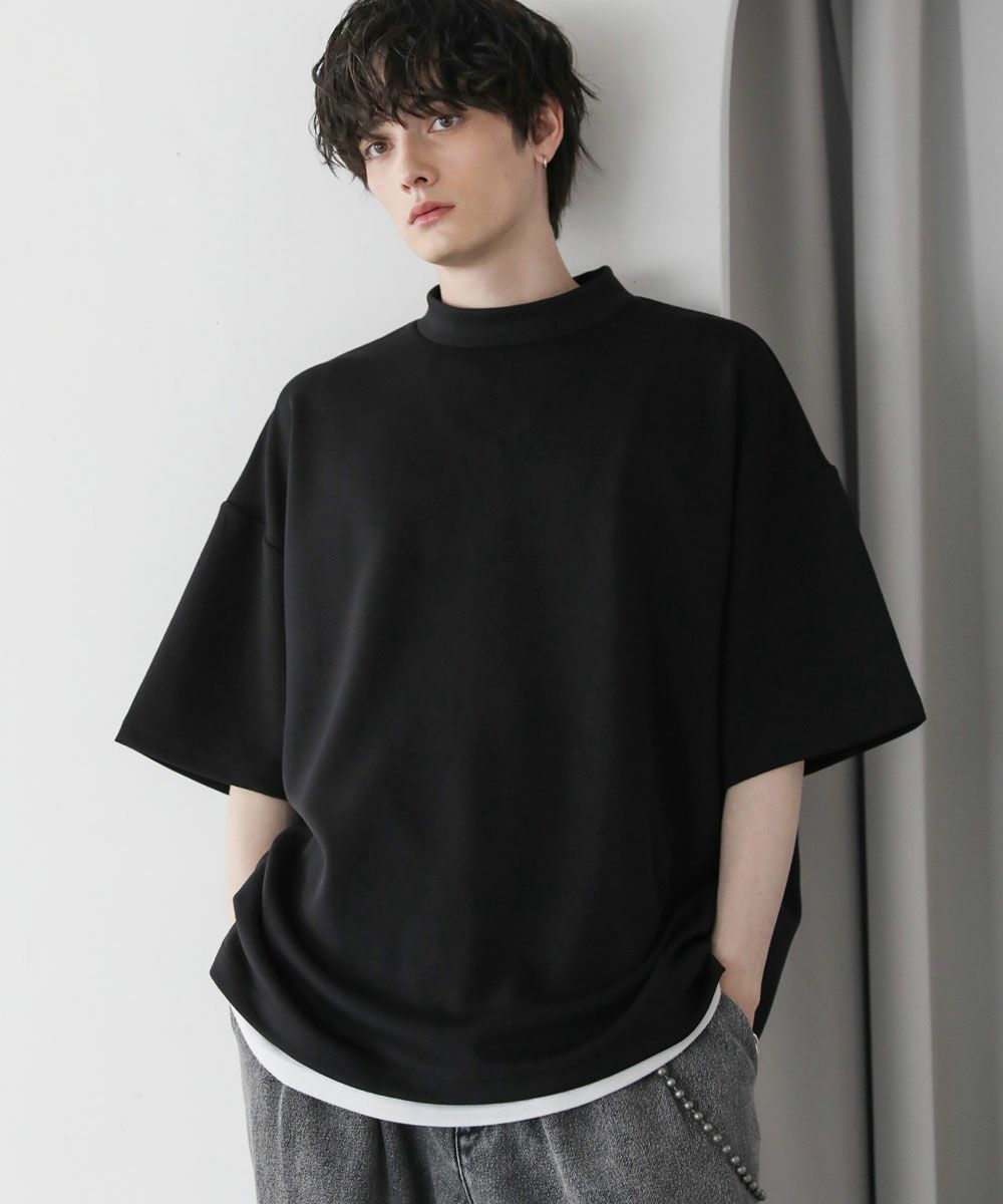 完売品 STCH モックネック 72 半袖シャツ Lサイズ 完売品 STCH バンカーキング モックネック半袖シャツ Lサイズ
