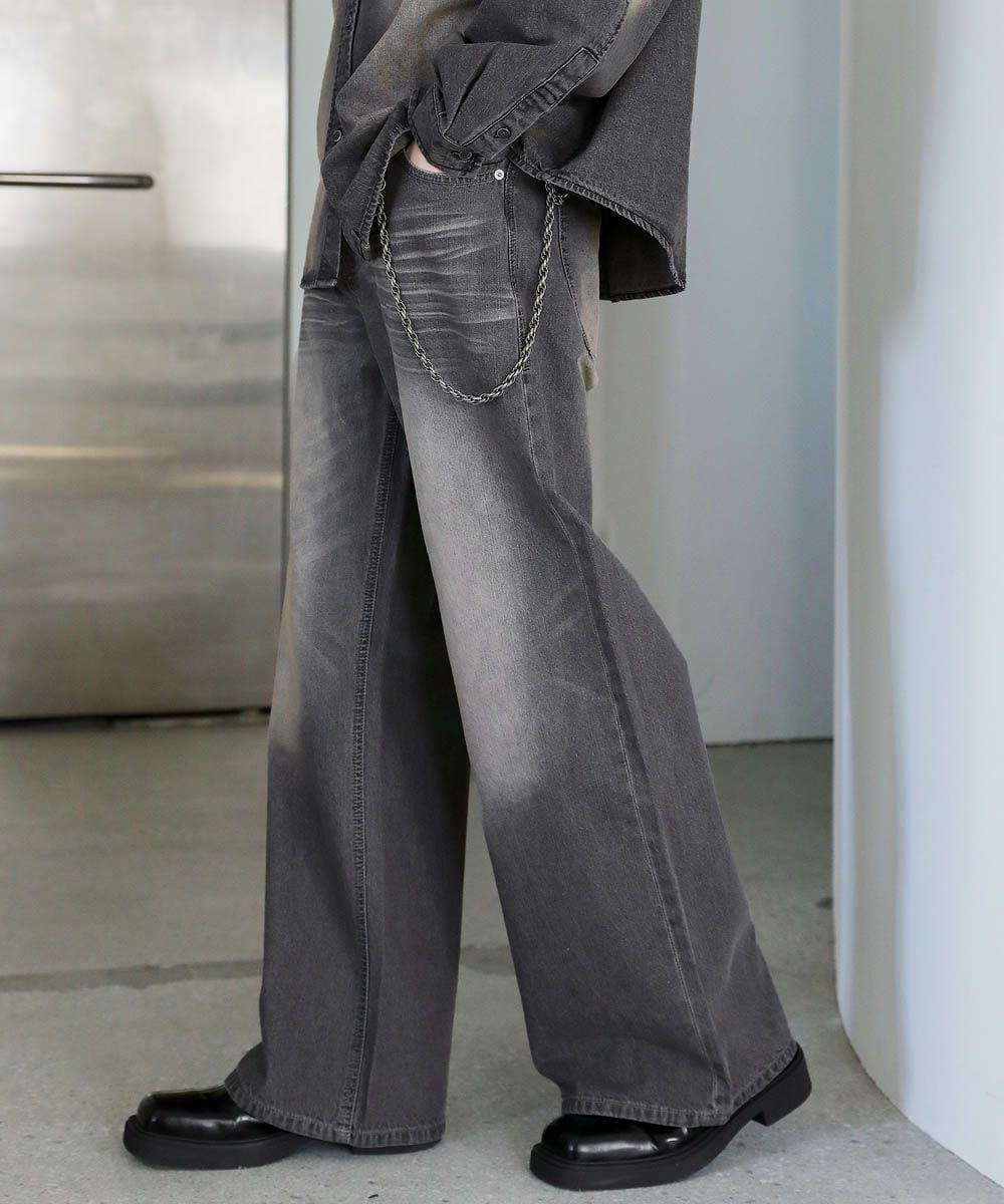 クロスデザイン グレー デニムパンツ セール】 デニムパンツ （デニムパンツ）｜DENIM STYLE LAB
