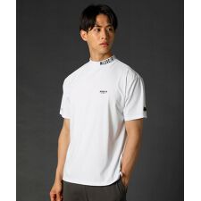 R/接触冷感/吸水速乾スムースストレッチバイカラーハイネックカットソー