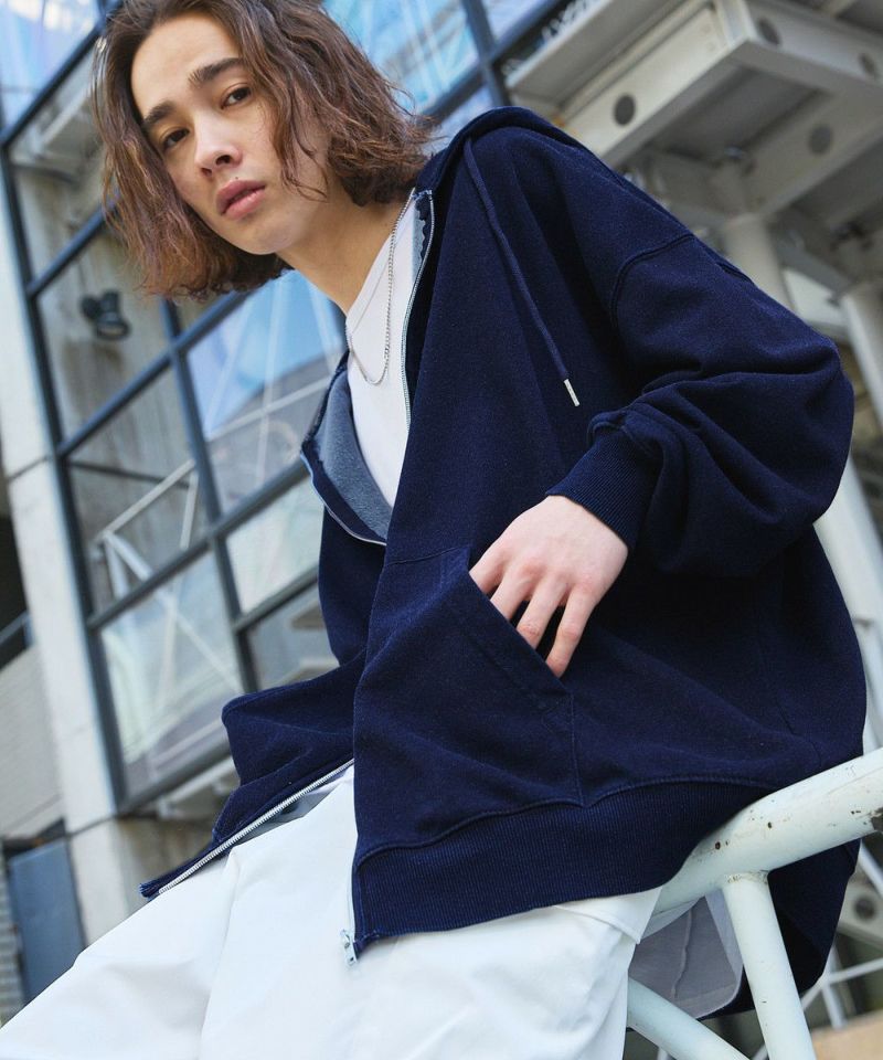 MSGM 2018aw リバーシブル ロングパーカー