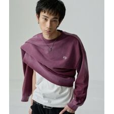 エムエスジー(MSG)のサンフェードコンパクトクルーネックヘビーウェイトスウェット