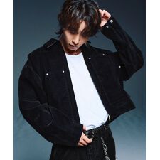 デニムジャケット gジャン ゆるっとサイズ デニムジャケット Gジャン M L 2サイズ レディース メンズ デニム ジャケット ブルゾン Gジャン ジージャン 長袖 スタンドカラー ショート丈 ウォッシュ ルーズ 大きいサイズ カジュアル レディース アウター 青 B-0974 お