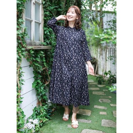 花柄前開きワンピース ハレノヒ Hare No Hi ファッション通販 マルイウェブチャネル