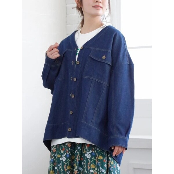 HARE ショート丈デニムジャケット S 着こ HARE ショート丈デニムジャケット S 着こ