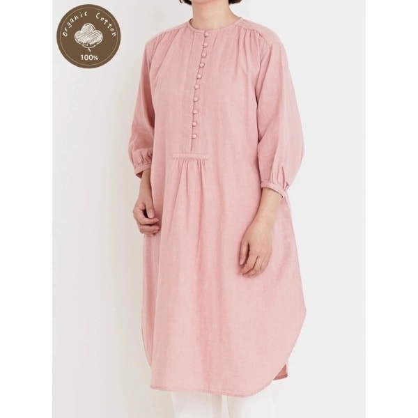 360°ウルトラストレッチ】セットアップ対応/9分丈ワンピース【一部店舗