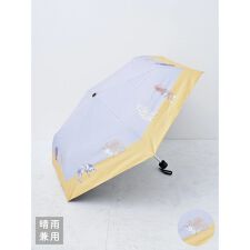 ハレノヒ(Hare no hi)の【晴雨兼用】折りたたみ傘 -キャットデイズ グレイ-