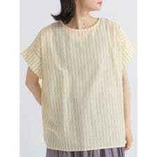 ハレノヒ(Hare no hi)の先染めストライプブラウス