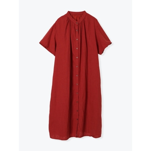 RayBEAMS バンドカラーシアーシャツワンピース Ray BEAMS（レイビームス）の「Ray BEAMS / シアー バンドカラー