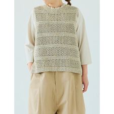 ハレノヒ(Hare no hi)のミックスニットベスト