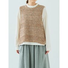 ハレノヒ(Hare no hi)のミックスニットベスト