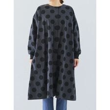 ハレノヒ(Hare no hi)のドット柄ワンピース