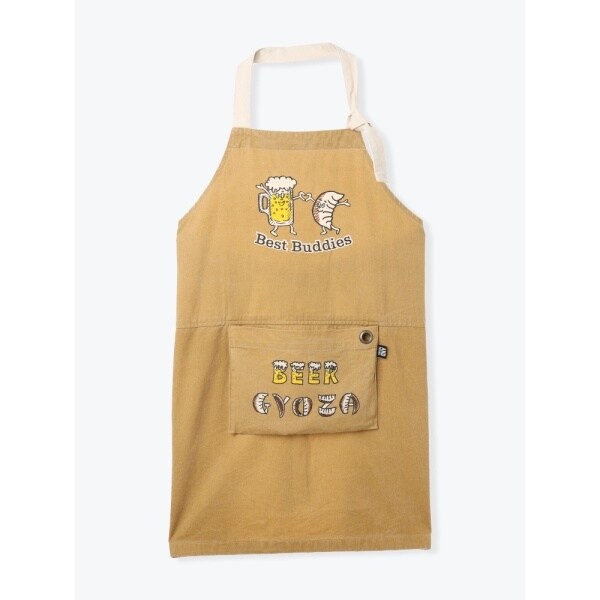 パッカブルエプロン【NO SAKE NO LIFE】 | ハレノヒ(Hare no hi