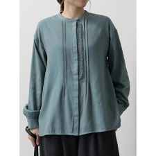 フロントレースブラウス