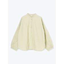 袖花刺繍フリルブラウス