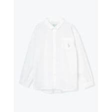 胸元ワンポイント刺繍シャツ