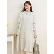 ダブルガーゼフリルワンピース