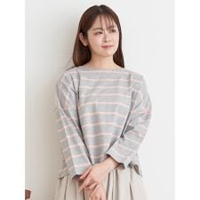 バスクボーダーロングスリーブTシャツ