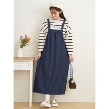 デニムジャンパースカート