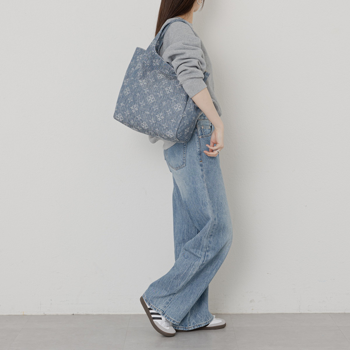 2024SS新作】《Denim Jacquard》トートバッグM (CE-1286) | ラシット