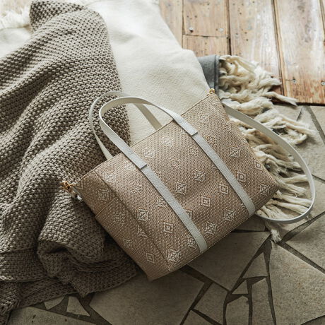 2024SS新作】＜実用性のあるカゴバッグ＞パナマ2wayトートバッグ(CE  