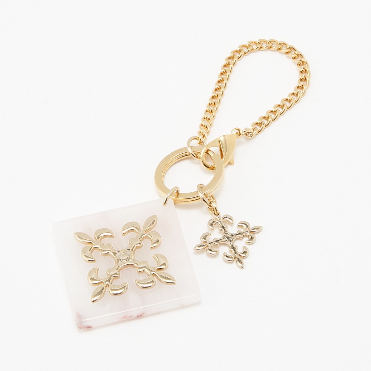 はん子 russet モノグラム メタル チャーム ブラウン 新品♡ モノグラムメタルチャーム(CE-1408) | ラシット(russet) | マルイ