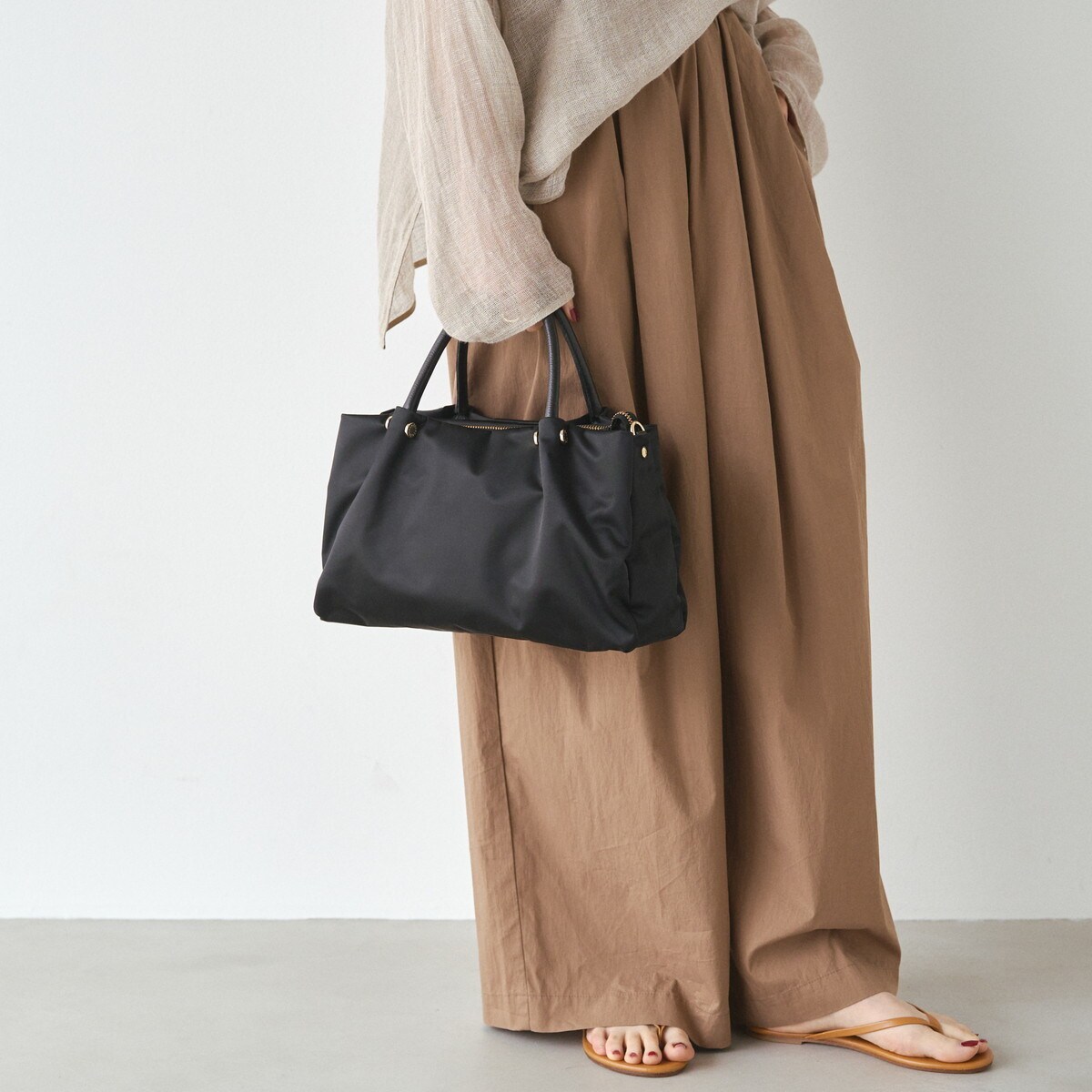 三層2wayトートバッグ S(CE-1580) | ラシット(russet) | マルイウェブ