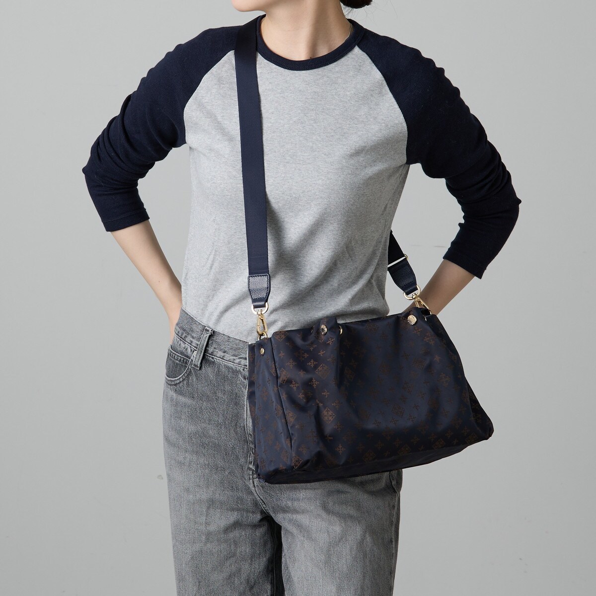 A4サイズ対応＞三層2wayトートバッグ M(CE-1535) | ラシット(russet