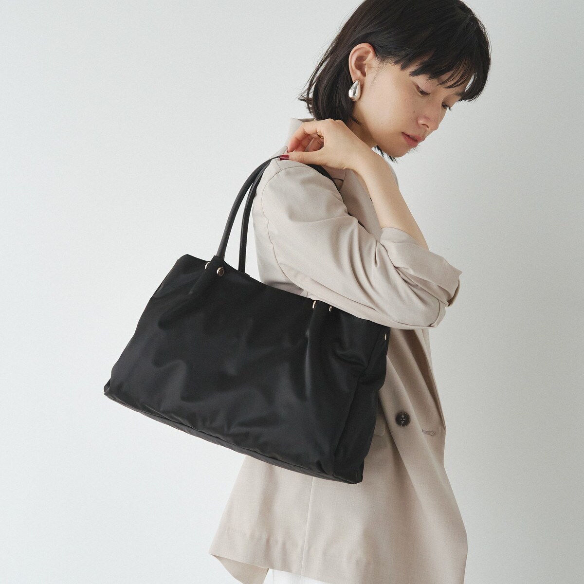 A4サイズ対応＞三層2wayトートバッグ M(CE-1535) | ラシット(russet