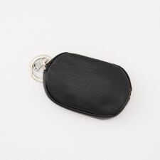 カラビナ付き ソフトレザー横長ポーチ(Z-218)