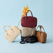 ラシット(russet)の【2025AW新作】シュリンクレザー2WAYミニボストンバッグ(CE-1581)