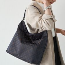 モノグラムナイロンジャガード 縦長2WAYショルダーバッグ(CE-1622)