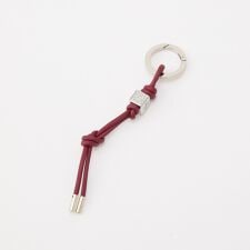 ラシット(russet)の［ノットモチーフ×メタルパーツ］レザーコードバッグチャーム(Z-223)