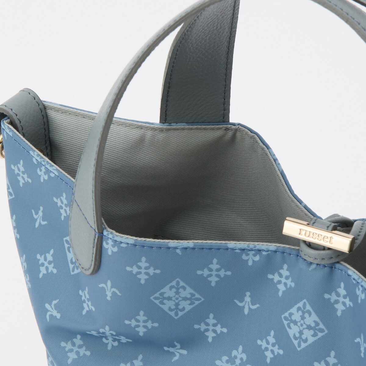 ナイロンジャガード2WAYミニトートバッグ(SF-260) | ラシット(russet