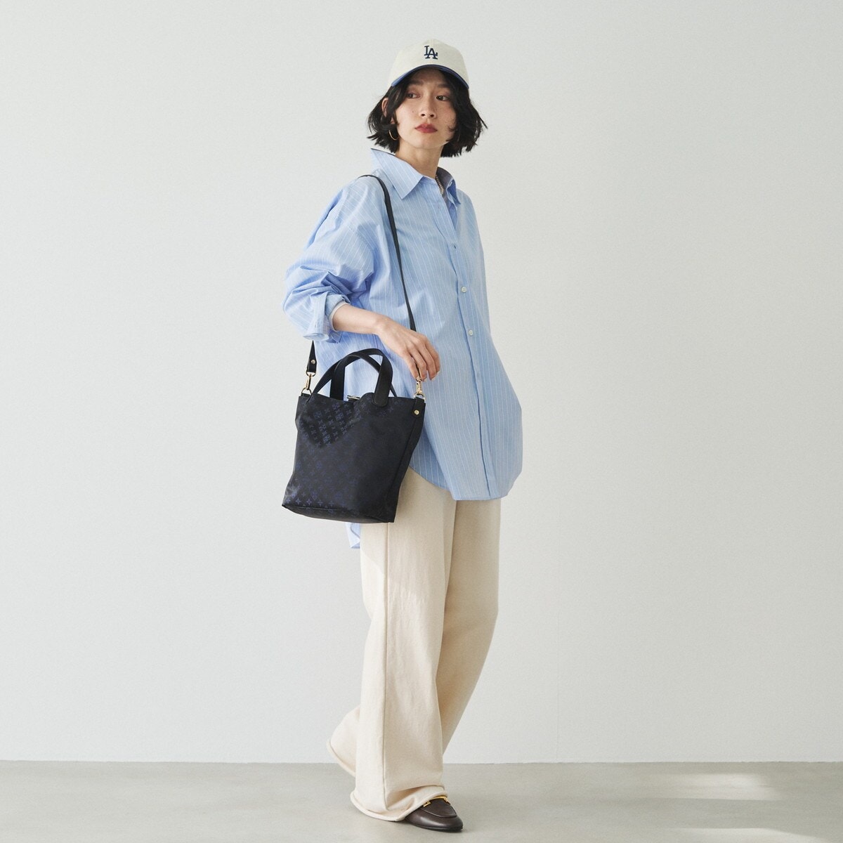 ナイロンジャガード2WAYミニトートバッグ(SF-260) | ラシット(russet