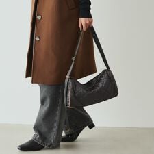 【2025AW新作】キルティングドラムミニショルダーバッグ(SF-267)