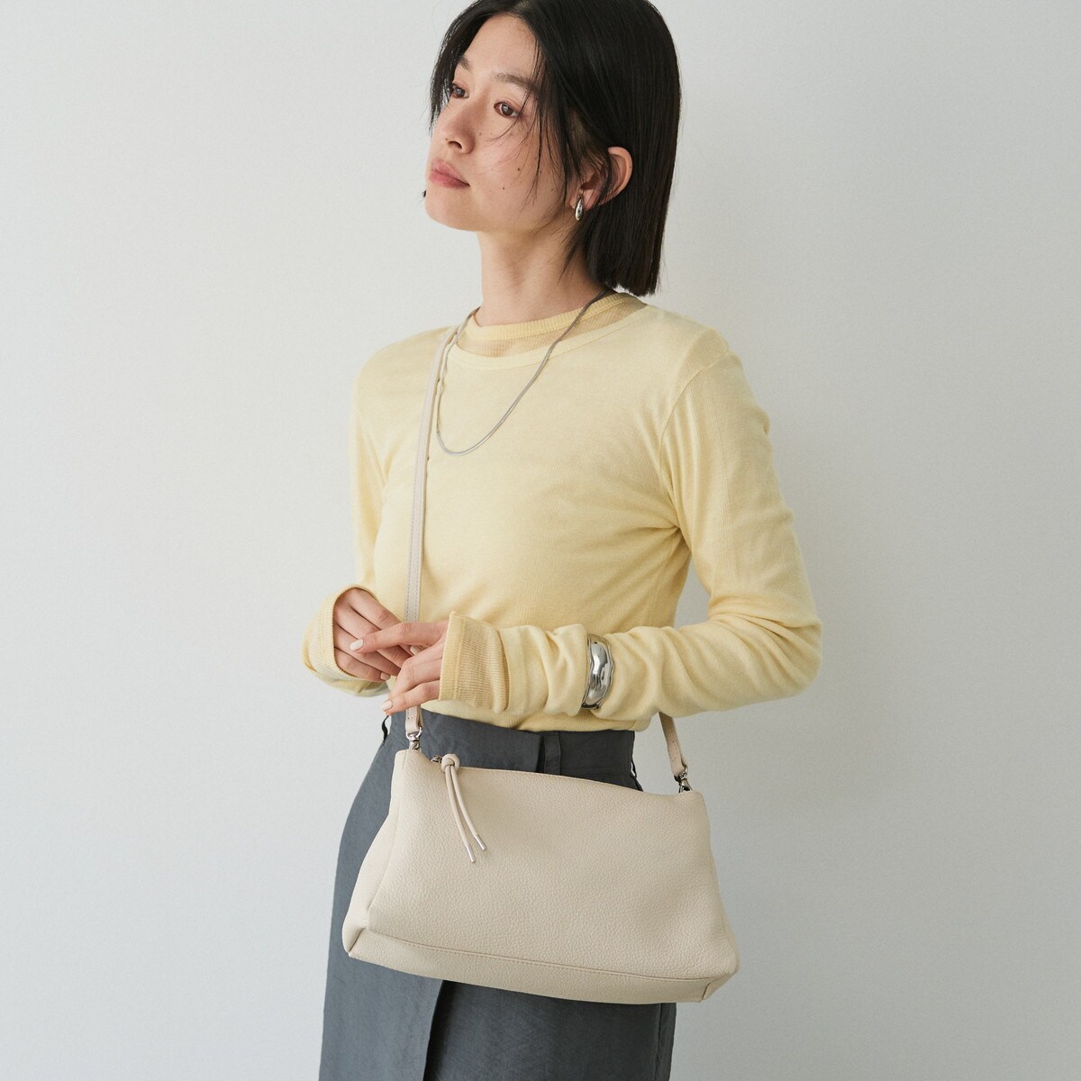 中古美品】 ラシット russet 人気ショルダー2WAYバッグ 【そごう神戸店 