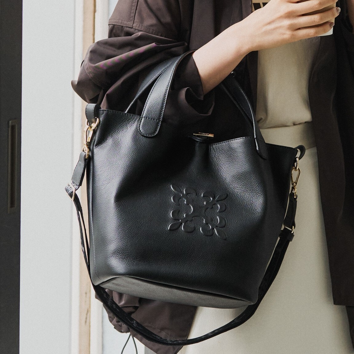 レザー2WAYミニボストンバッグ(CE-1567) | ラシット(russet) | マルイ