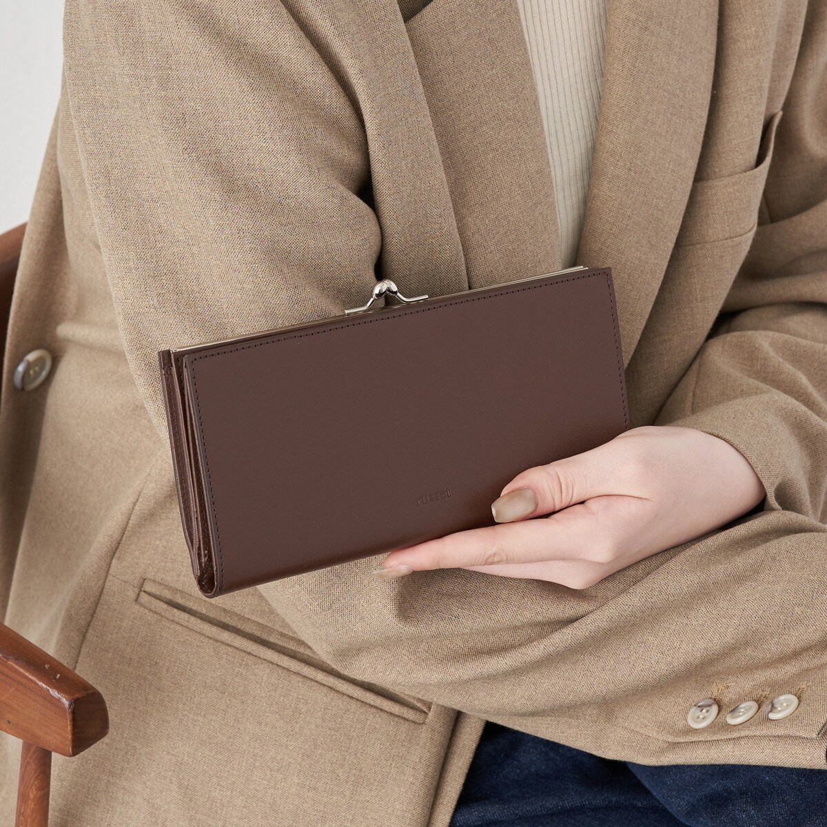 【美品】がま口長財布 がま口長財布(SO-445) | ラシット(russet) | マルイウェブチャネル