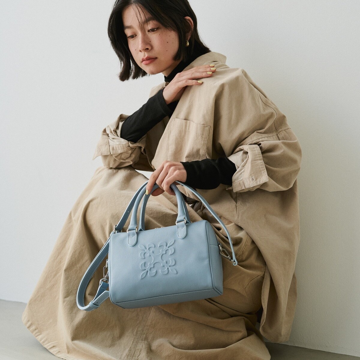 ポン太郎　値下げ★CELINE レザーハンドバッグ ミニボストン composition》レザー2WAYミニボストンバッグ(CE-1684） | ラシット
