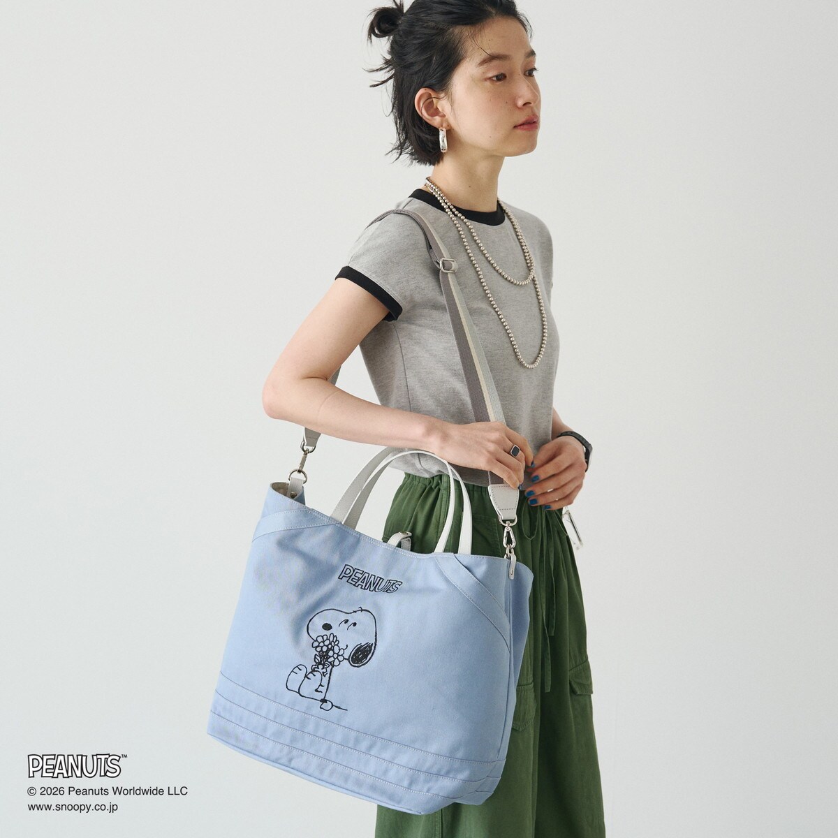 PEANUTS×russet》リバーシブルビッグトートバッグ(CE-1756) | ラシット
