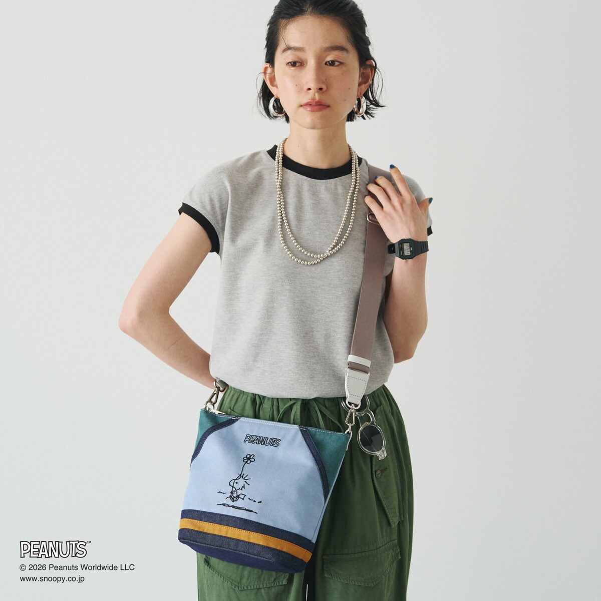 PEANUTS×russet》リバーシブルショルダーバッグ(CE-1755) | ラシット