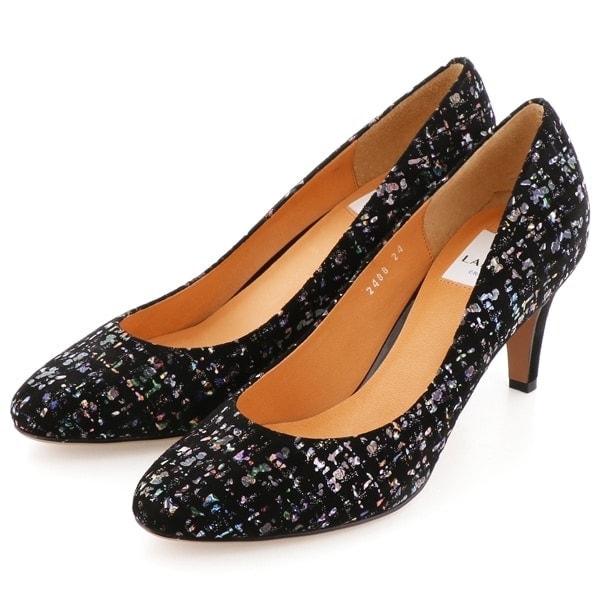 ✨極美品✨LANVIN en Bleu バックストラップラウンドトゥパンプス LANVIN en Bleu ランバン オン ブルー - レディース パンプス