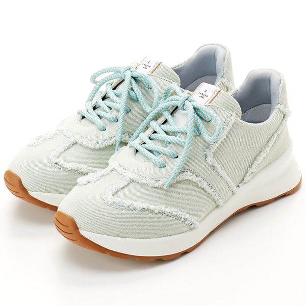 ランバン オン ブルー（LANVIN en Bleu）/レースアップデニムスニーカー レースアップデニムスニーカー | ランバン オン ブルー(LANVIN en Bleu